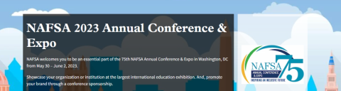 美国国际教育工作者协会年会暨展览（NAFSA）中国高校代表团报名启动