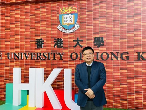 中国教育在线国际教育频道拜访香港大学北京中心