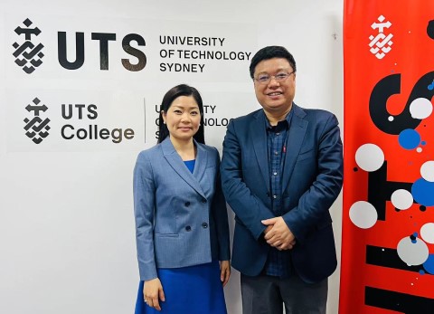 中国教育在线国际教育频道走访悉尼科技大学中国办公室
